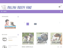 Tablet Screenshot of bulldog-breeds-store.com